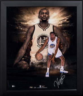 Kevin Durant Signed Framed 23.5 x 27.5 Poster (LE 17/35) (Panini & Fanatics)